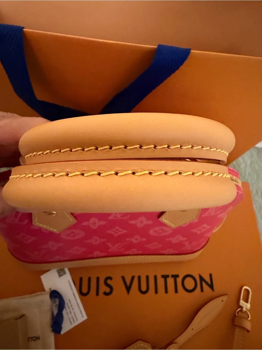 Louis Vuitton Pink Monogram Alma BB Origines